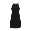 Courrèges Schwarzes Viskose-Freizeitkleid