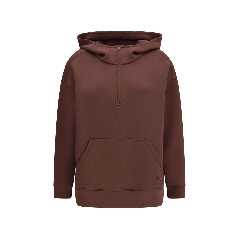 Max Mara Brauner Sweatshirt aus Modal
