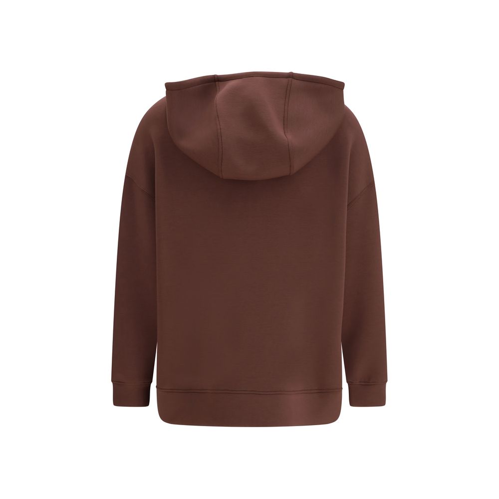 Max Mara Brauner Sweatshirt aus Modal