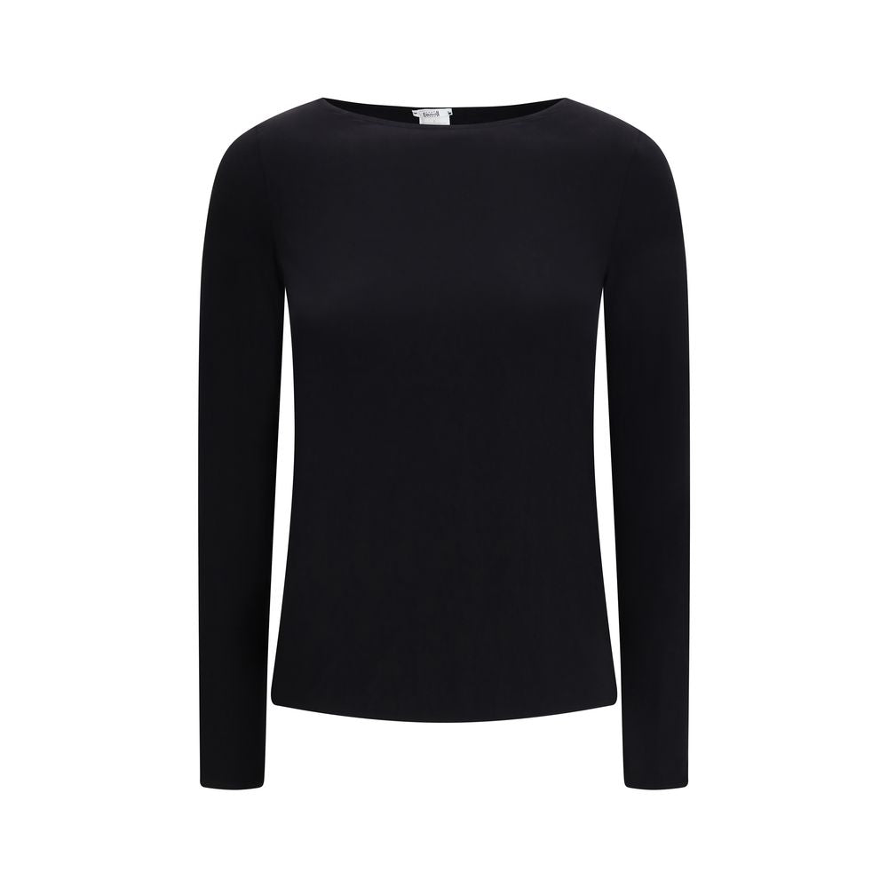 Wolford Black Modal Long-Sleeve Shirt