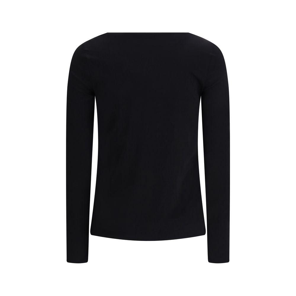 Wolford Black Modal Long-Sleeve Shirt