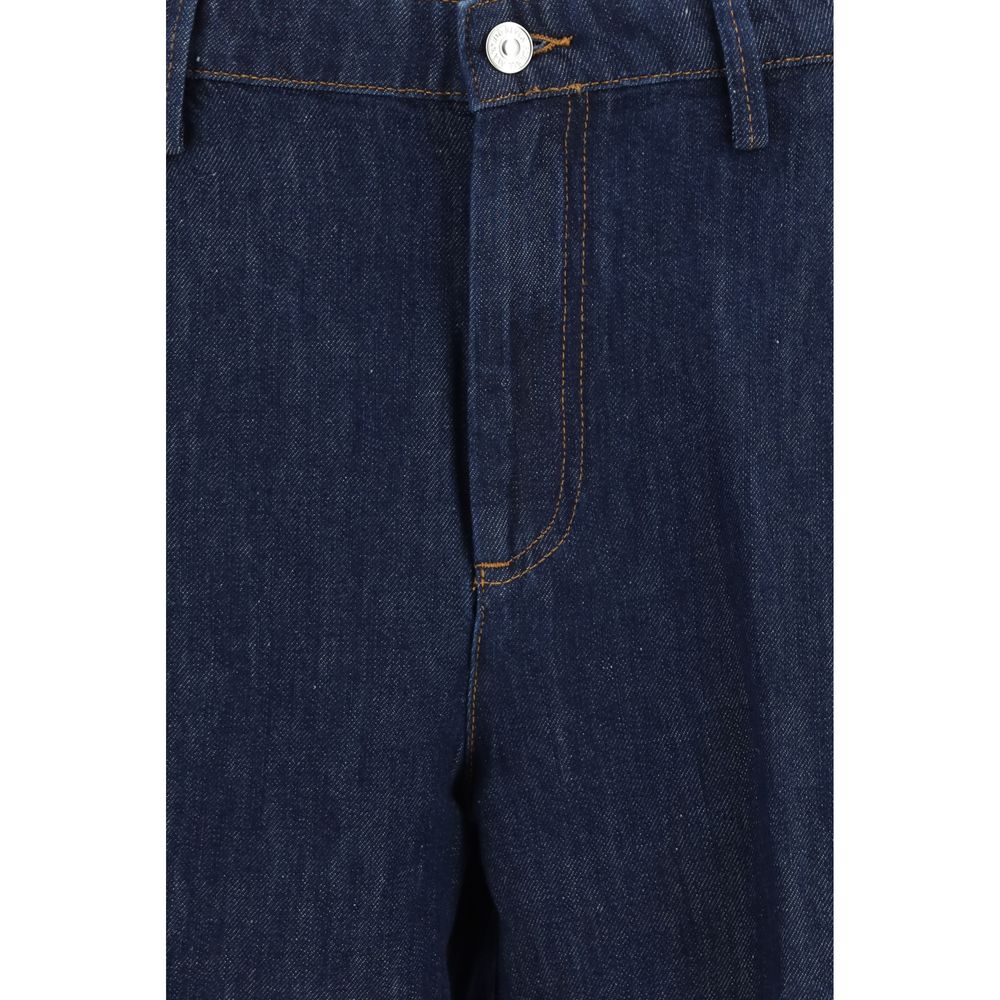 7FOR Blaue Baumwoll-Jeans Denim