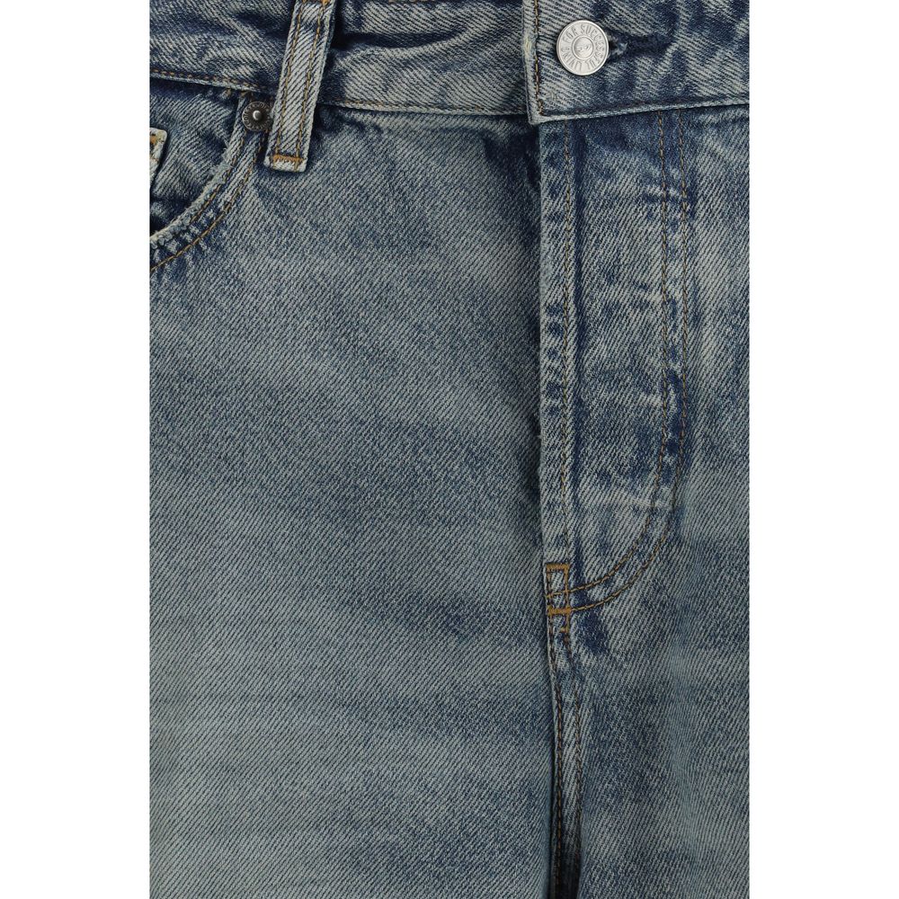 Diesel Blaue Baumwolljeans im Relaxed Fit