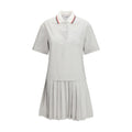 Thom Browne Grey Cotton Casual Dress