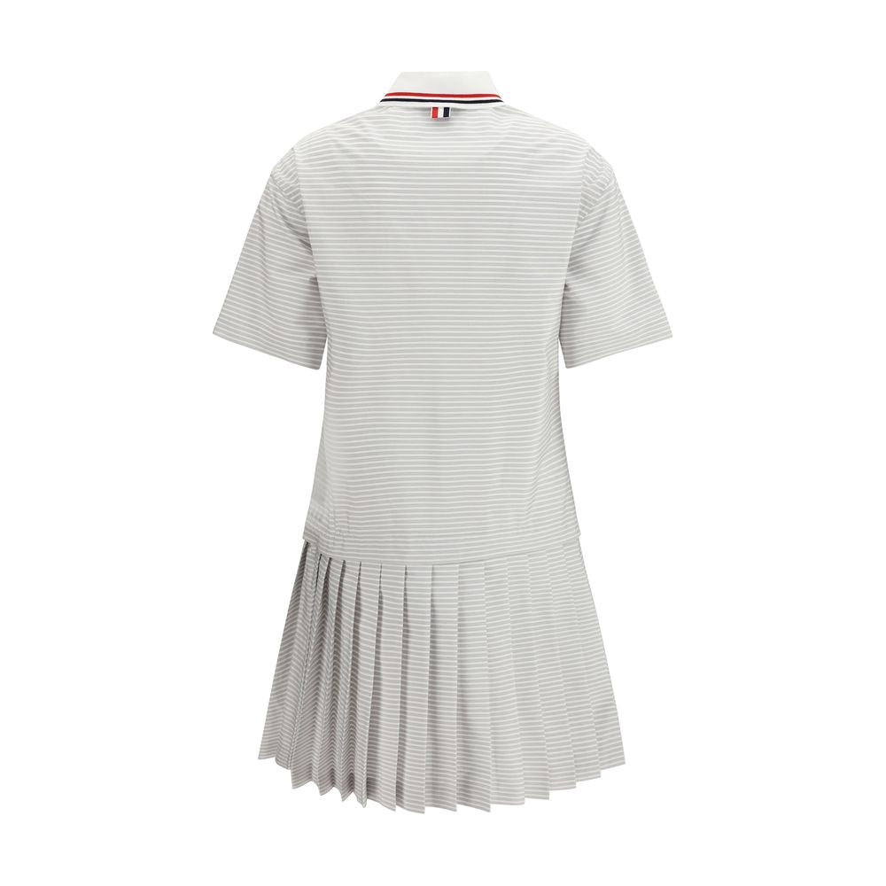 Thom Browne Grey Cotton Casual Dress