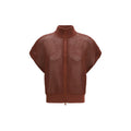 Brunello Cucinelli Bordeaux Baumwoll-Sweatshirt