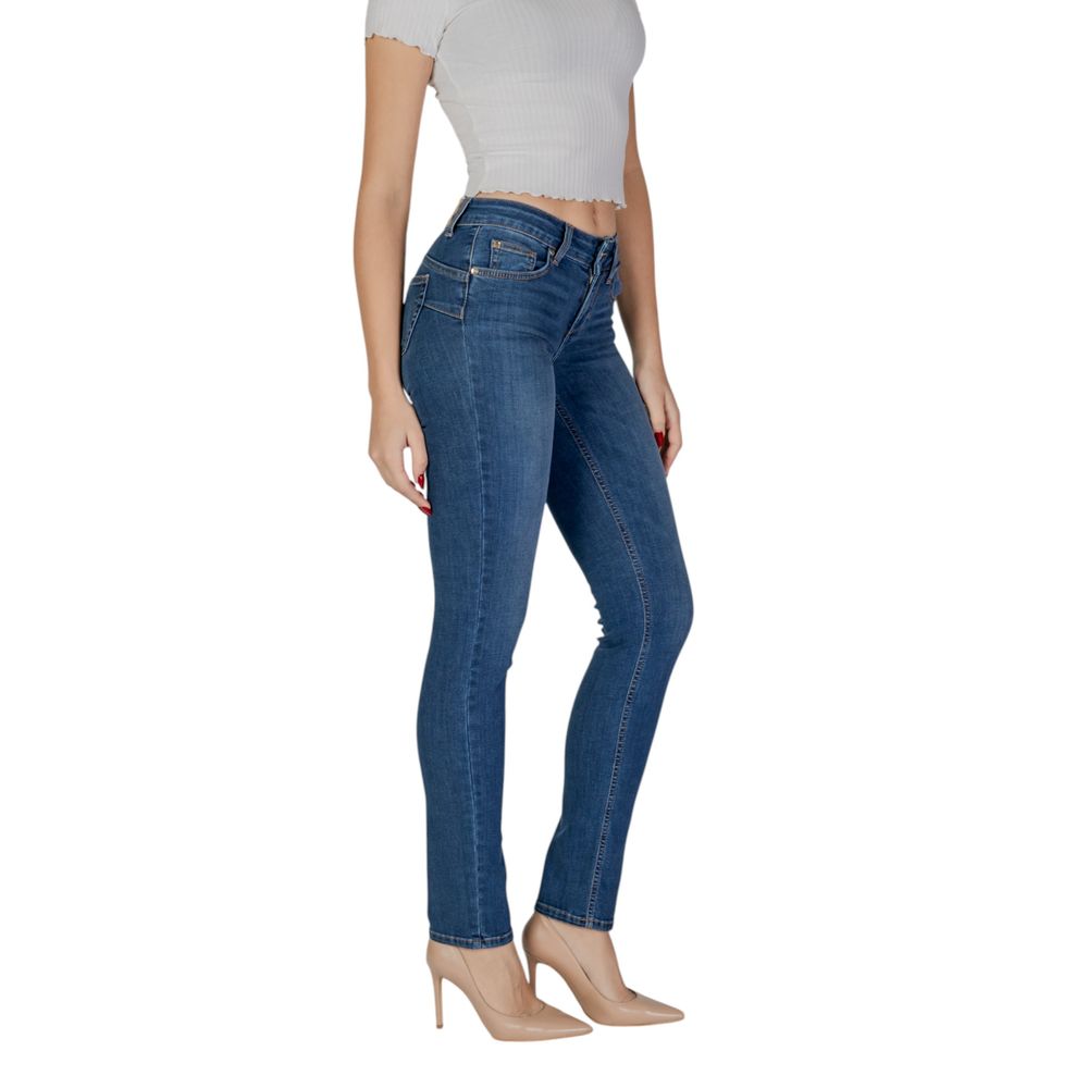 Liu Jo Blaue Baumwoll-Skinny-Jeans
