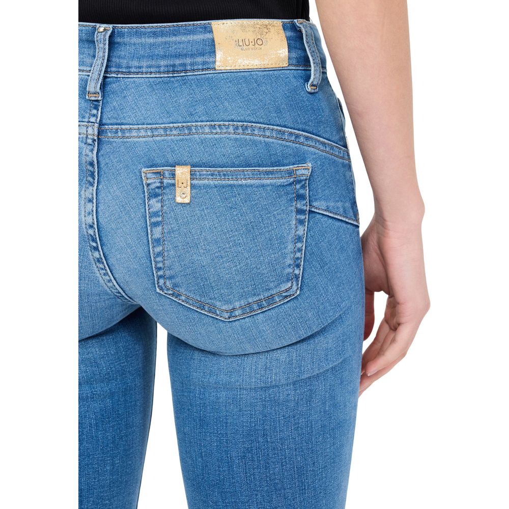 Liu Jo Hellblaue Skinny Jeans aus Baumwolle
