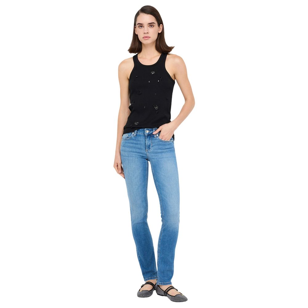 Liu Jo Hellblaue Skinny Jeans aus Baumwolle