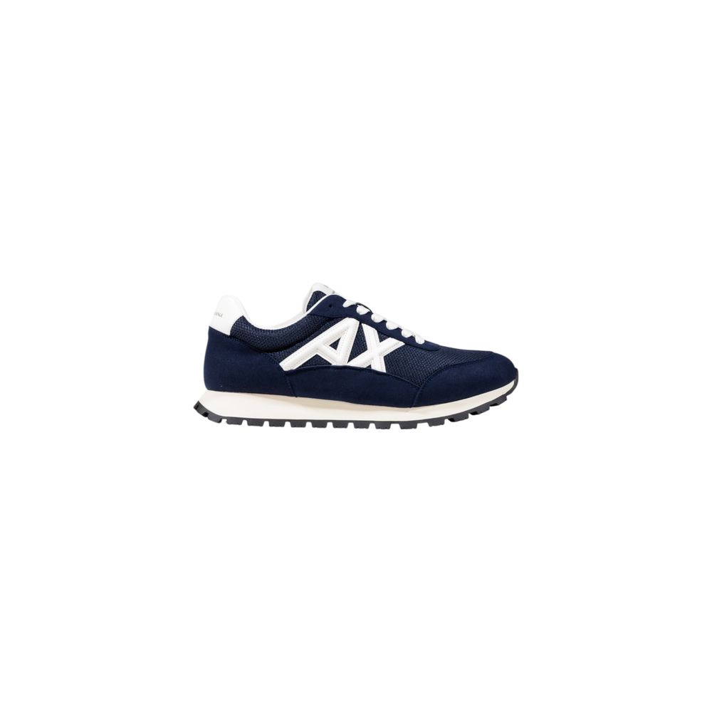 Armani Exchange Two-Tone Athletic Look Polyester Sneakers
