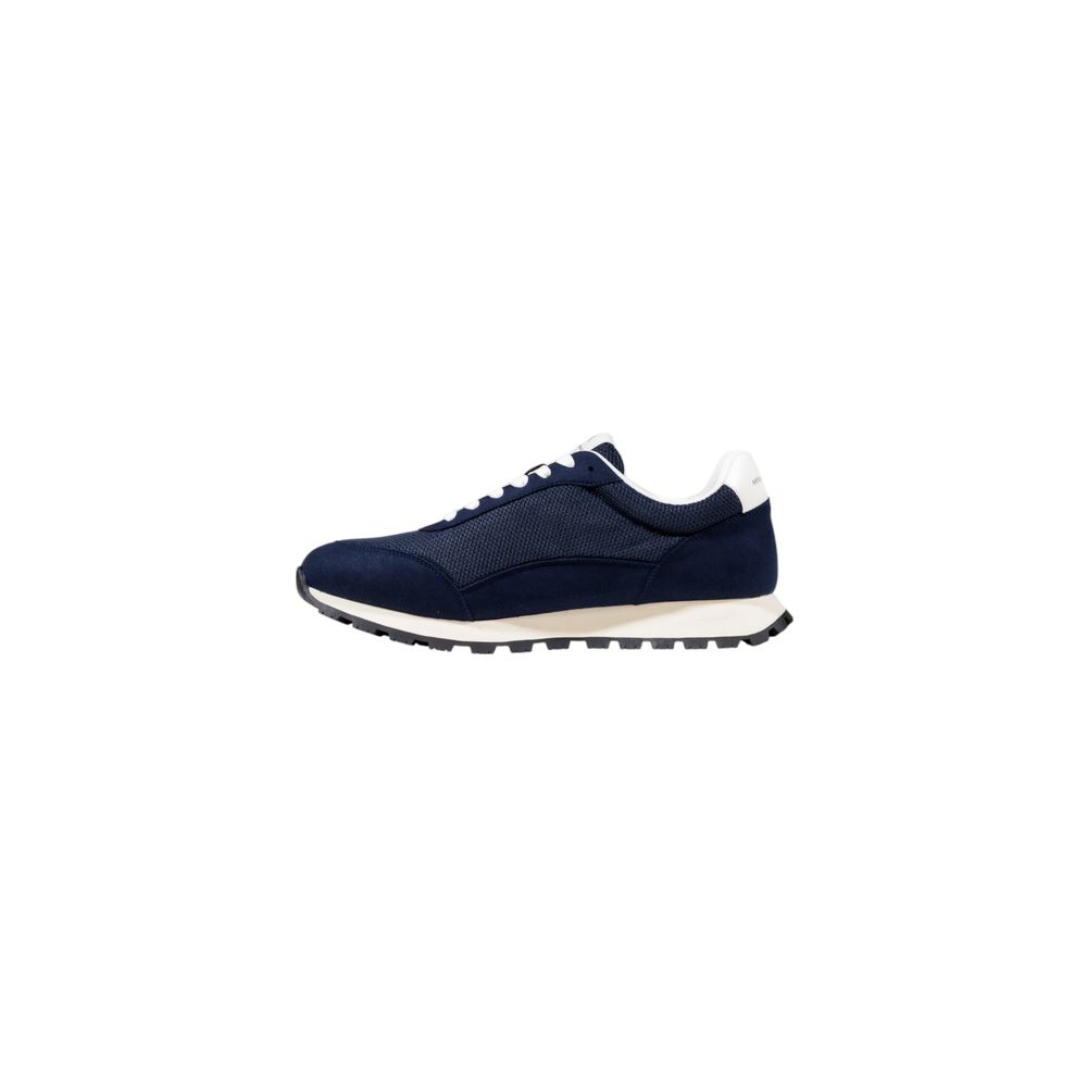Armani Exchange Two-Tone Athletic Look Polyester Sneakers