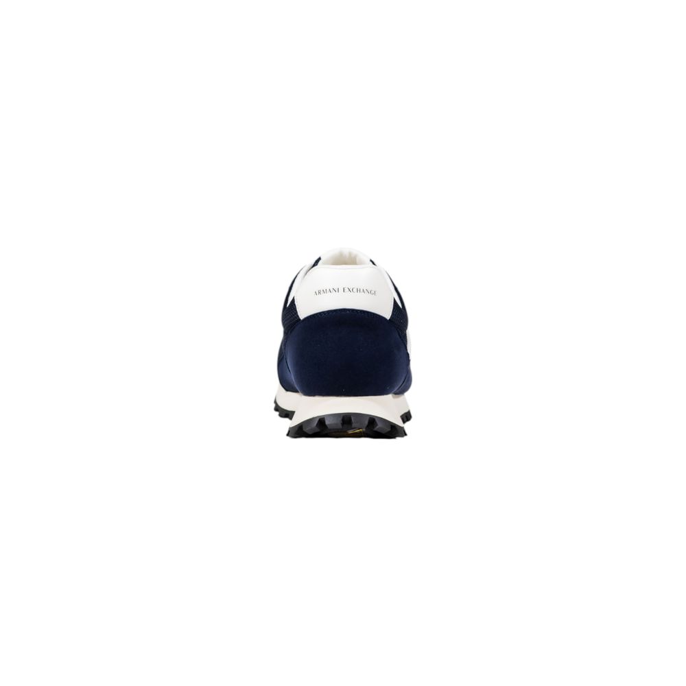 Armani Exchange Two-Tone Athletic Look Polyester Sneakers