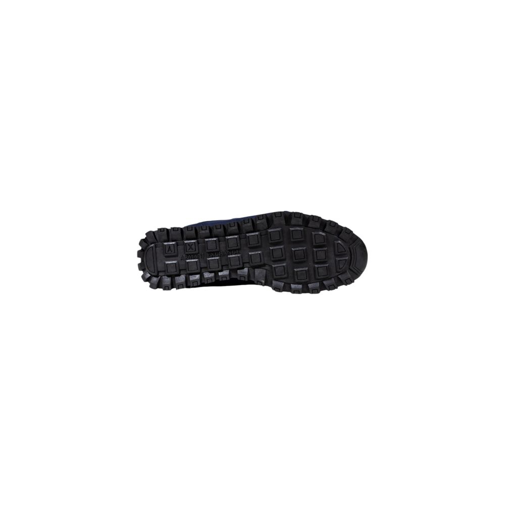 Armani Exchange Two-Tone Athletic Look Polyester Sneakers