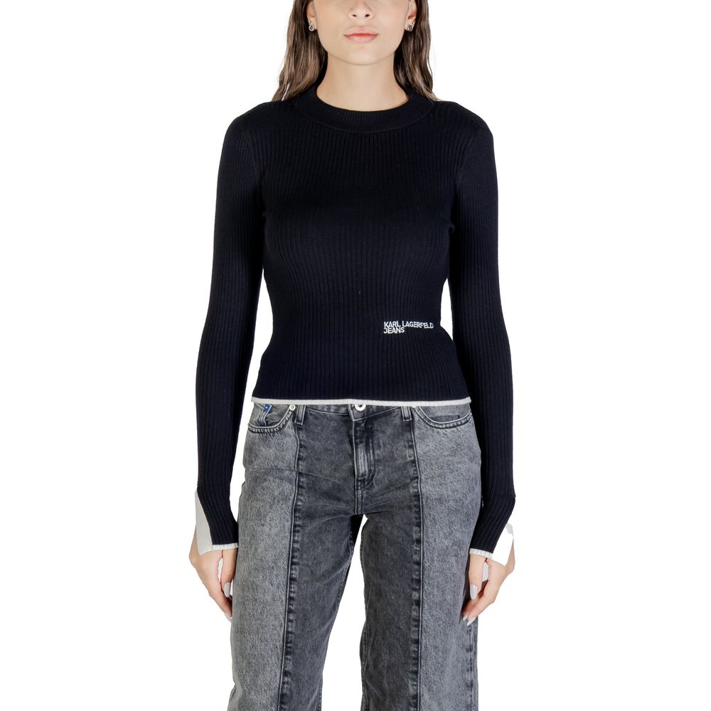Karl Lagerfeld Schwarzer Sweatshirt aus Viskose