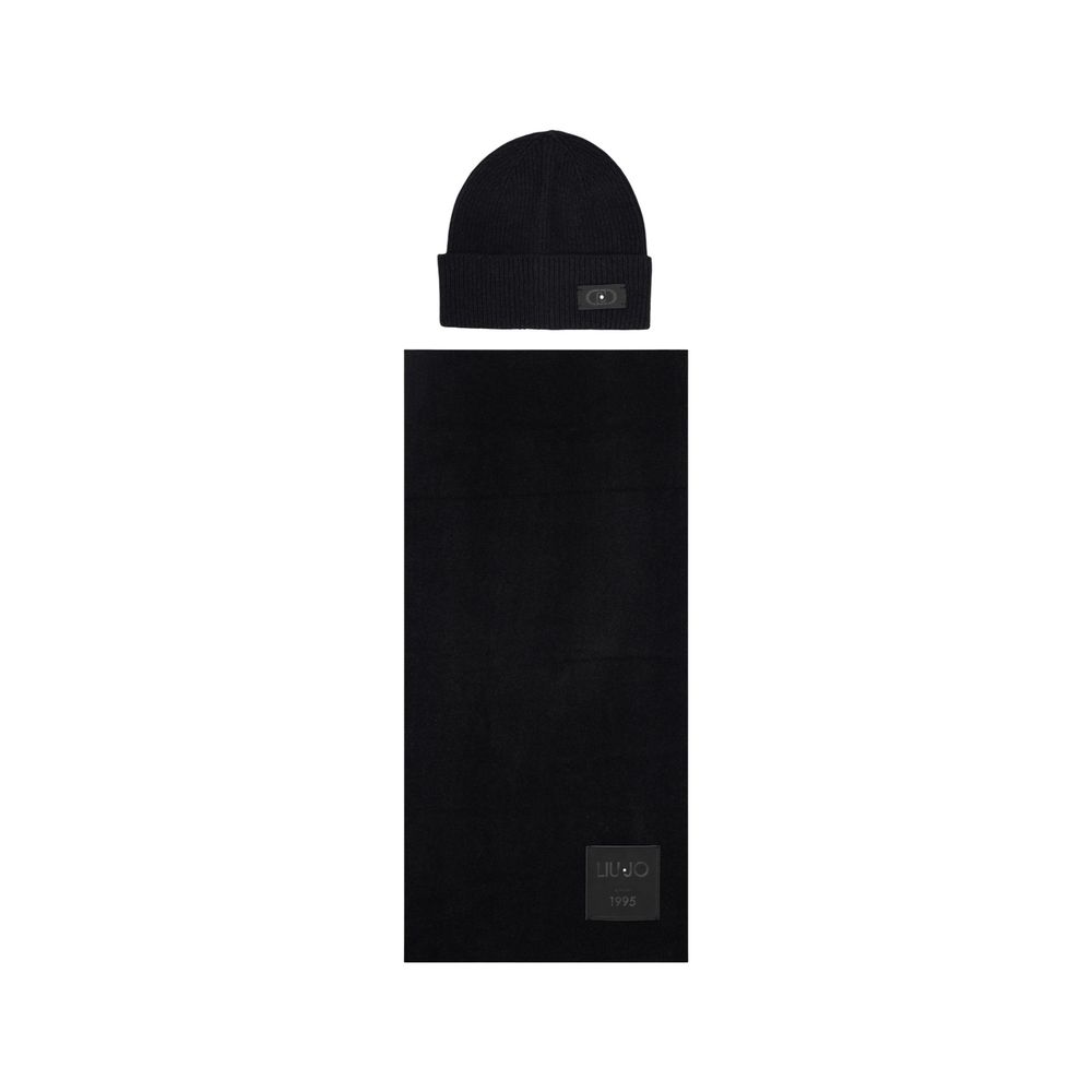 Liu Jo Schwarze Polyester-Mütze