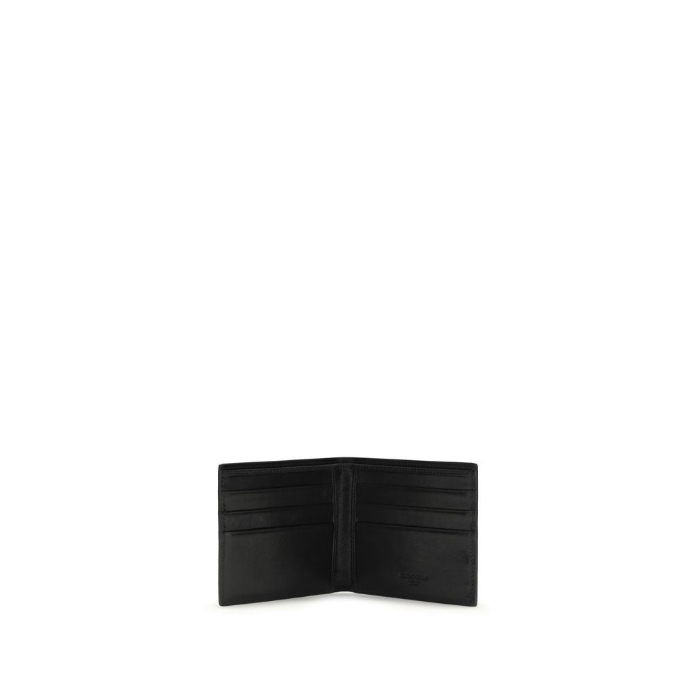 Dolce & Gabbana Black Calfskin Bos Taurus Wallet