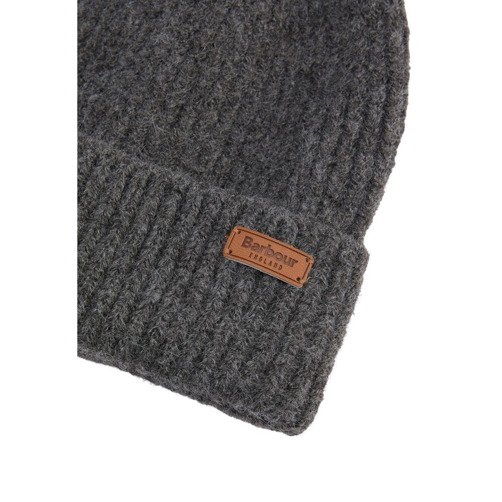 Barbour Grey Polyester Beanie