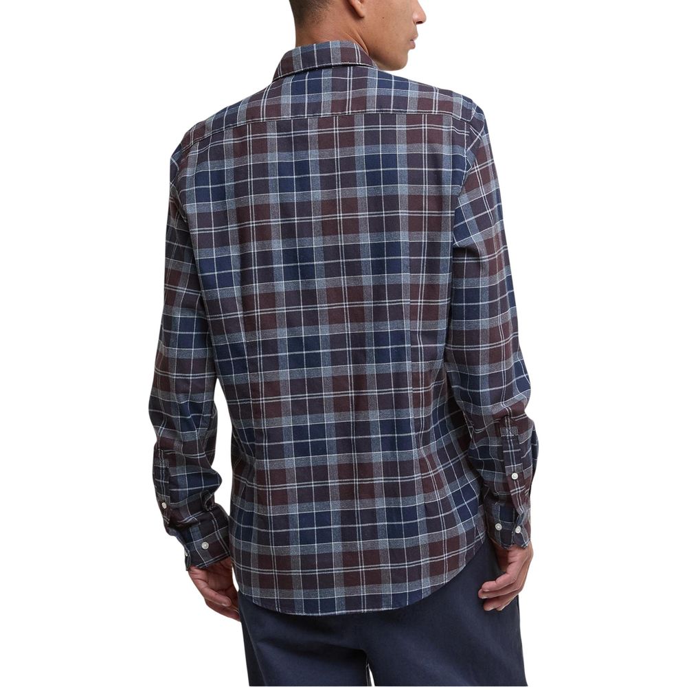 Barbour Zweifarbige Baumwoll-Musterhemd