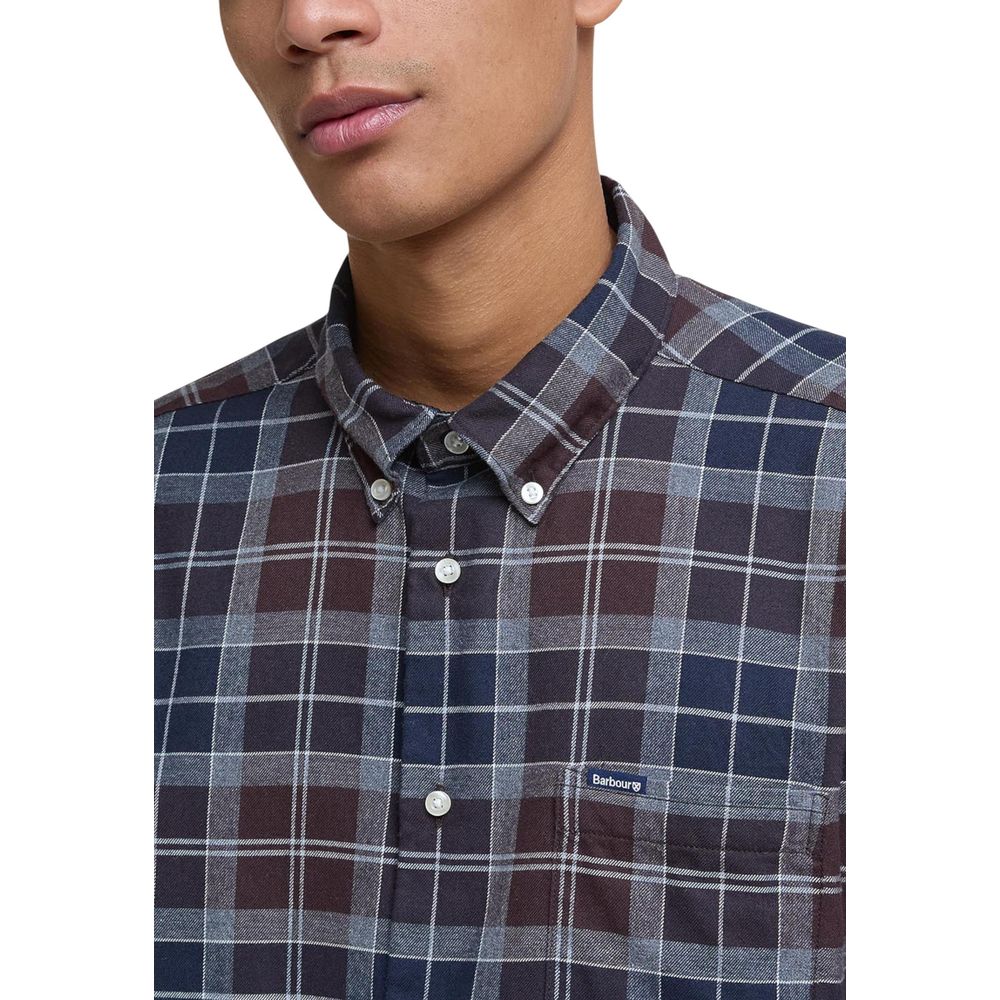 Barbour Zweifarbige Baumwoll-Musterhemd