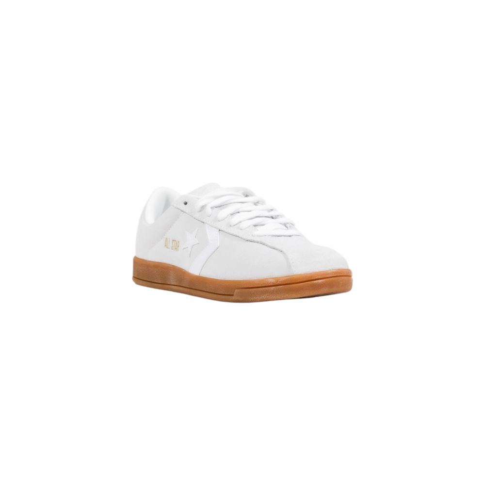 Converse Weiße Low-Top-Sneaker aus Leder
