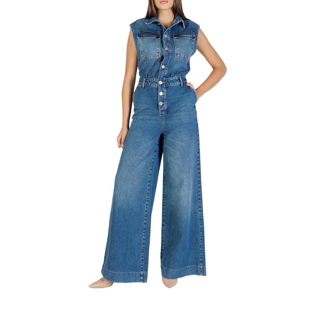 Colcci Blauer Baumwoll-Jumpsuit