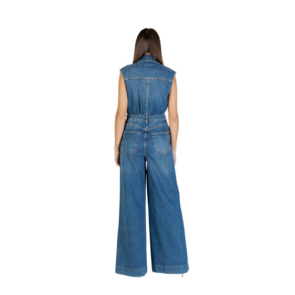 Colcci Blauer Baumwoll-Jumpsuit