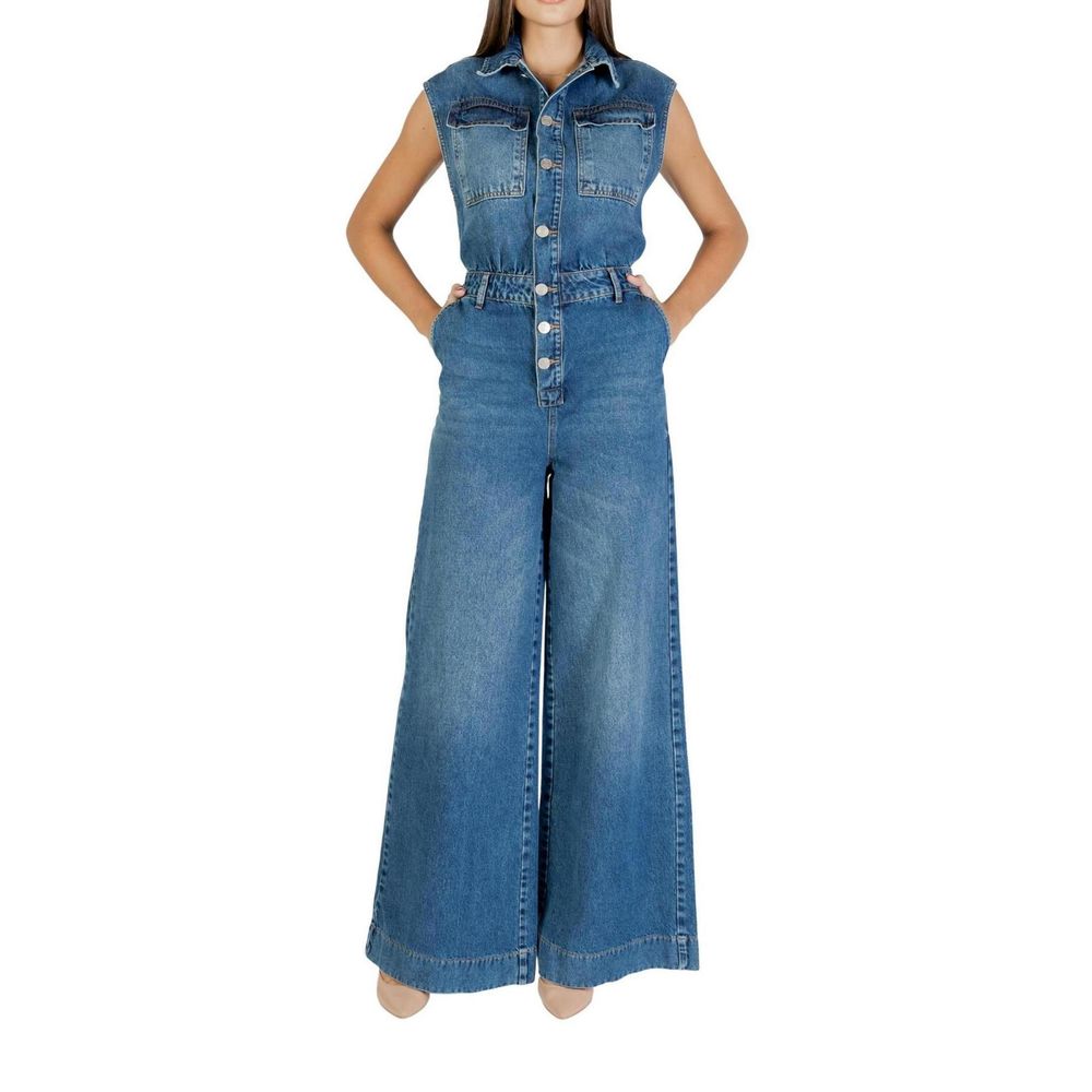 Colcci Blauer Baumwoll-Jumpsuit