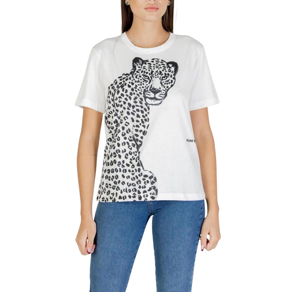 Colcci Weißes Baumwoll-T-Shirt