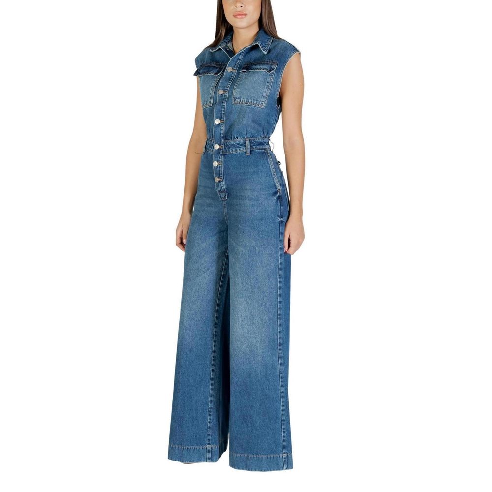Colcci Blauer Baumwoll-Jumpsuit