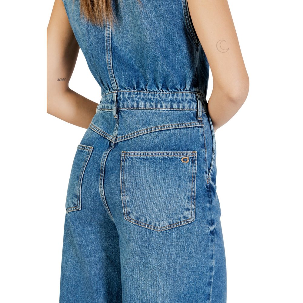Colcci Blauer Baumwoll-Jumpsuit
