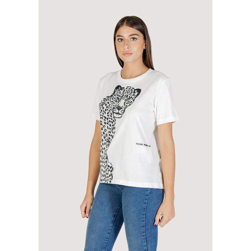Colcci Weißes Baumwoll-T-Shirt