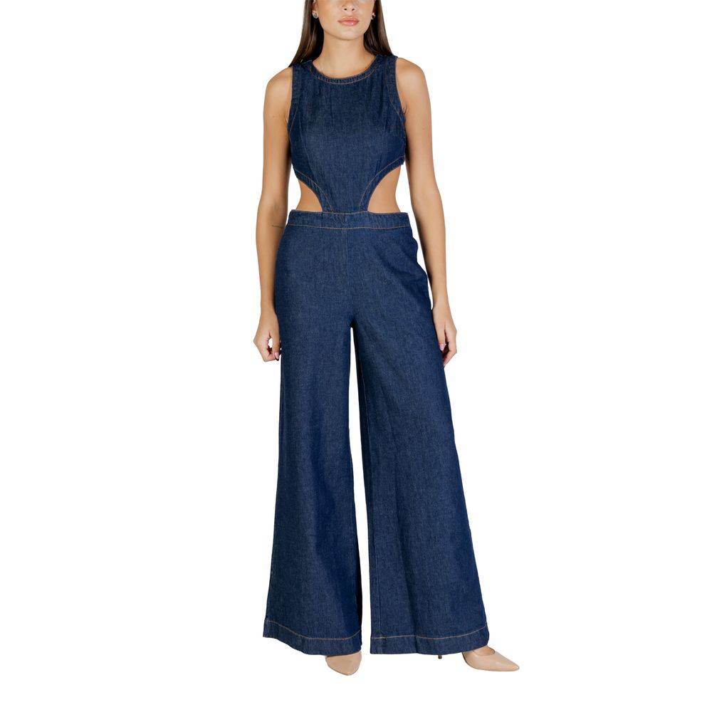 Colcci Blauer Baumwoll-Jumpsuit