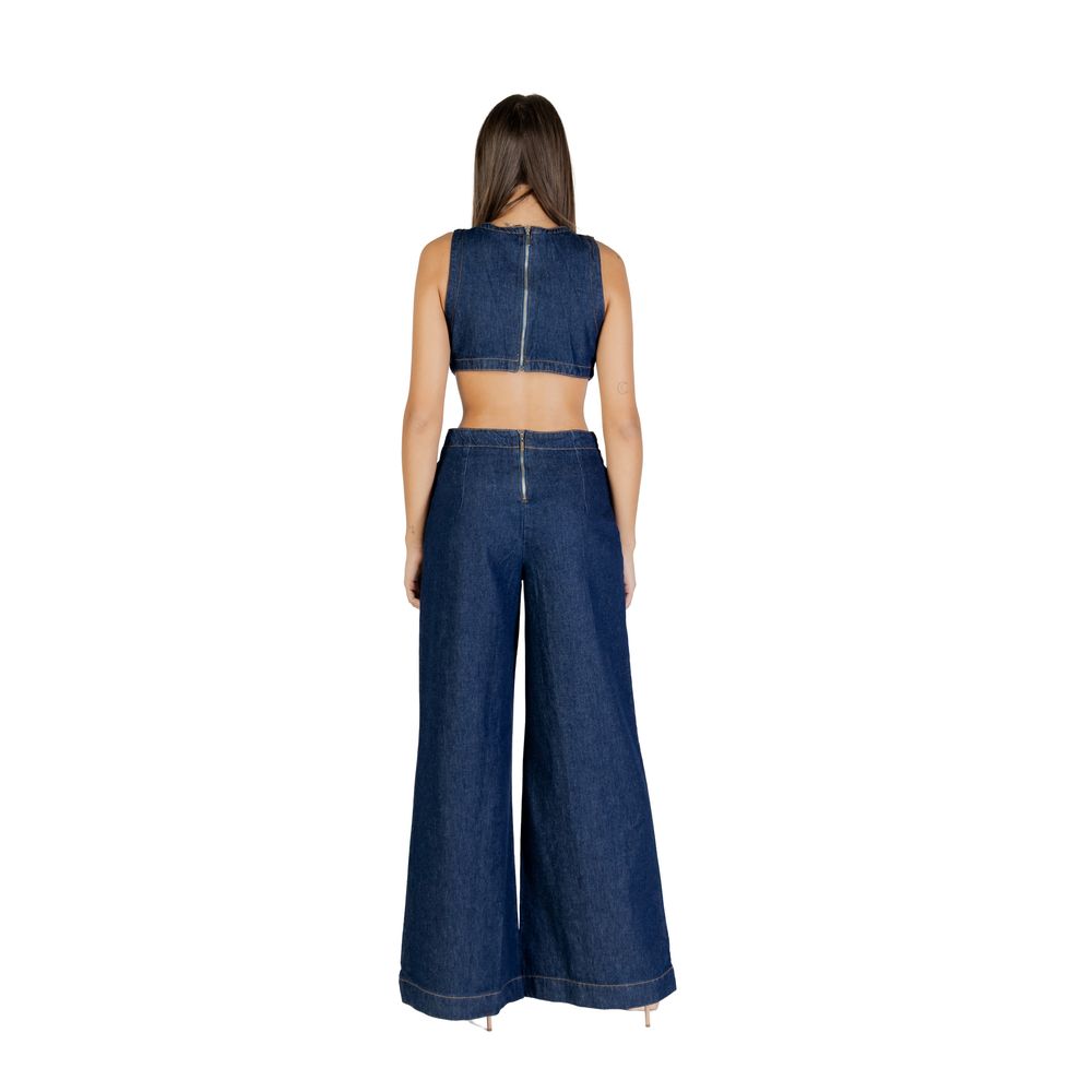Colcci Blauer Baumwoll-Jumpsuit