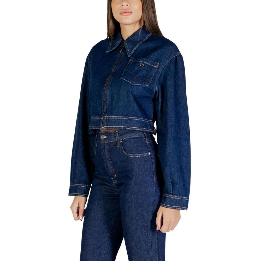 Colcci Blaue Jeansjacke aus Baumwolle