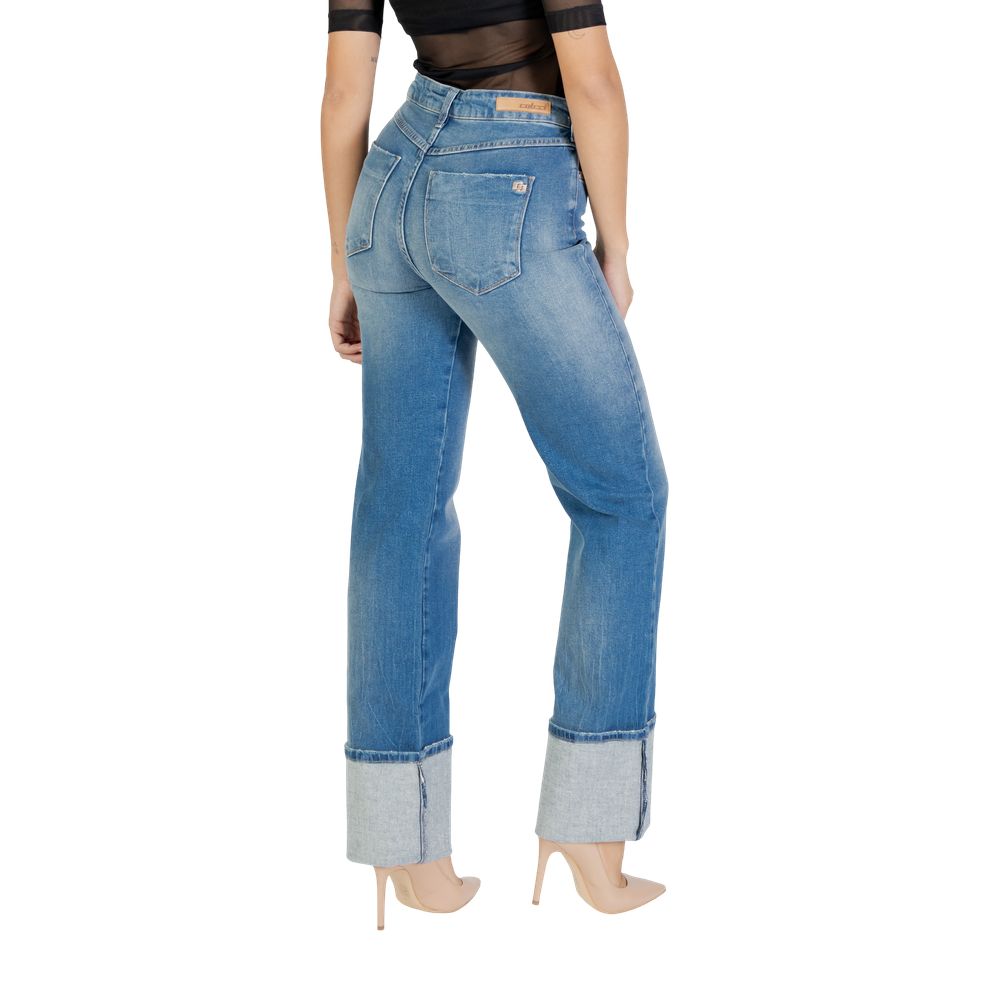 Colcci Blaue Bootcut-Jeans aus Baumwolle