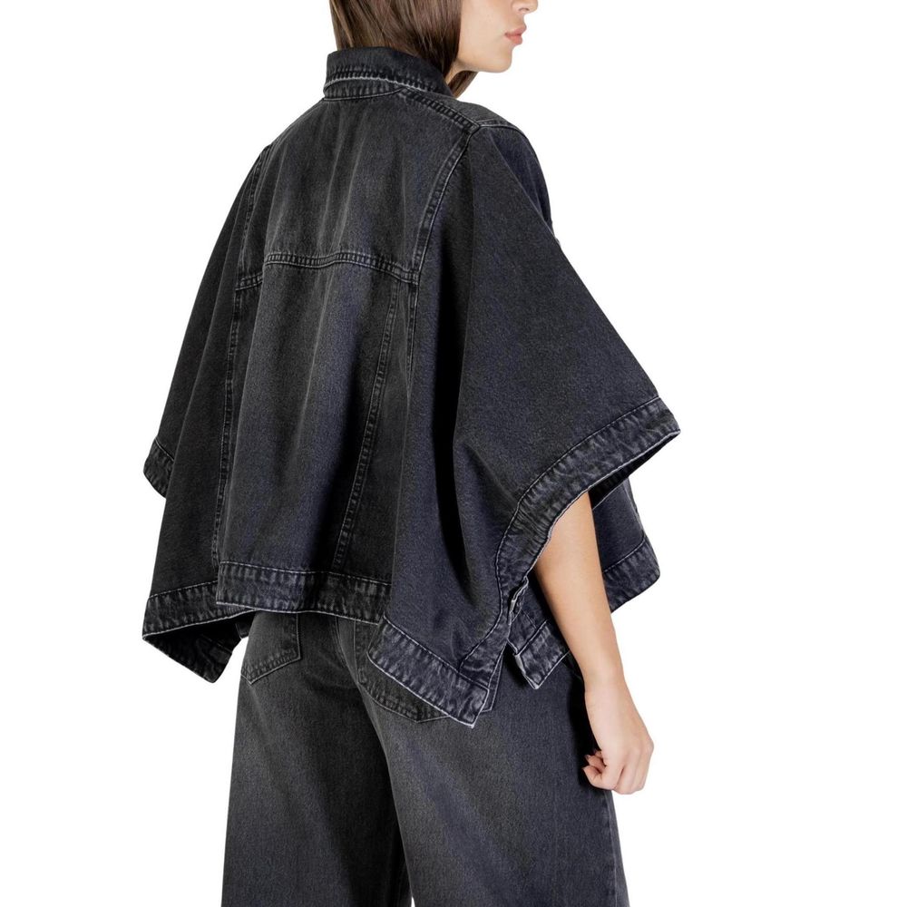 Colcci Schwarze Baumwoll-Denimjacke