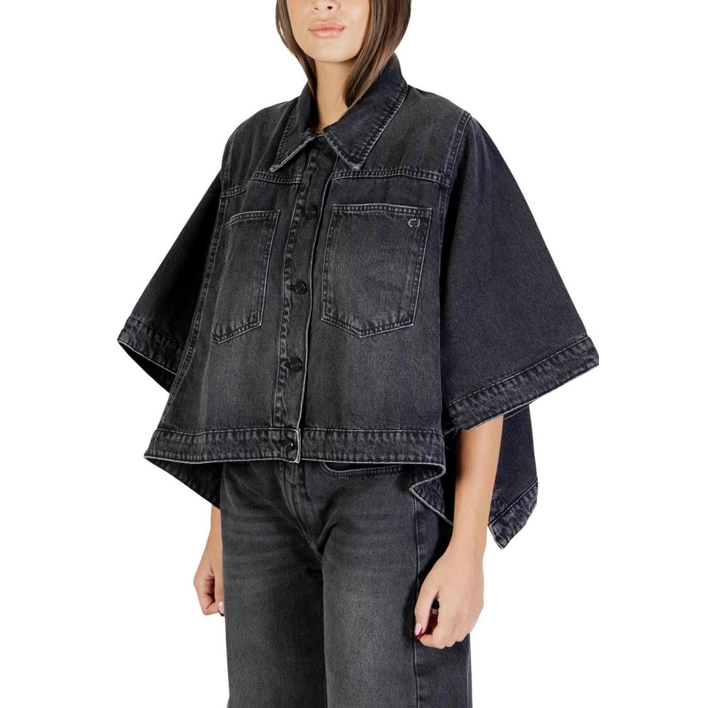 Colcci Schwarze Baumwoll-Denimjacke