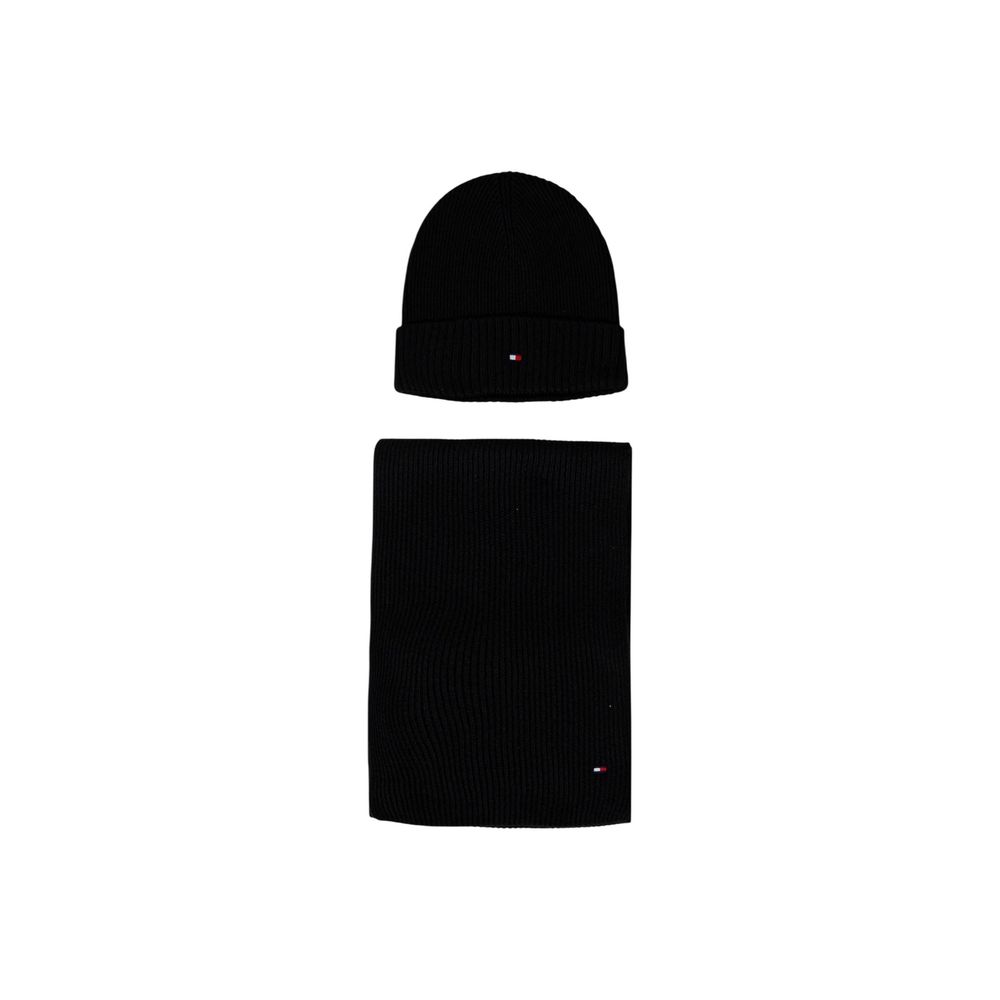 Tommy Hilfiger Schwarze Baumwollmütze