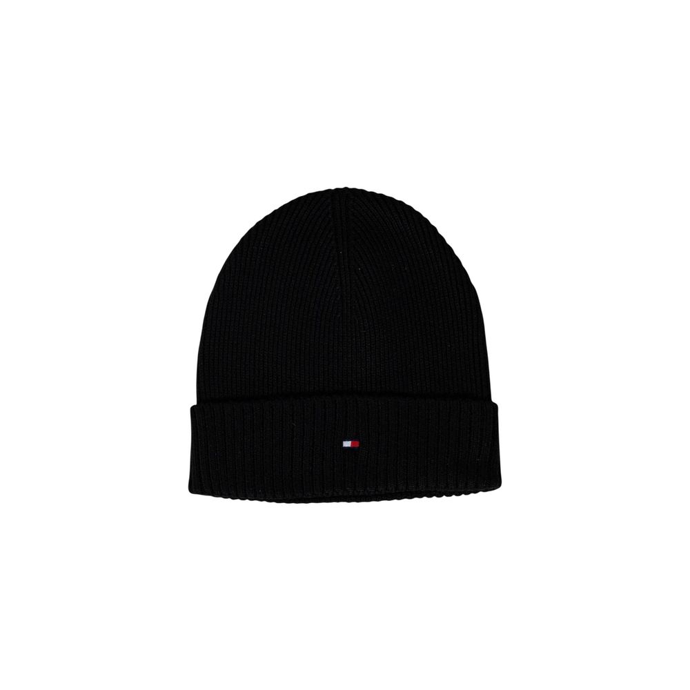 Tommy Hilfiger Schwarze Baumwollmütze
