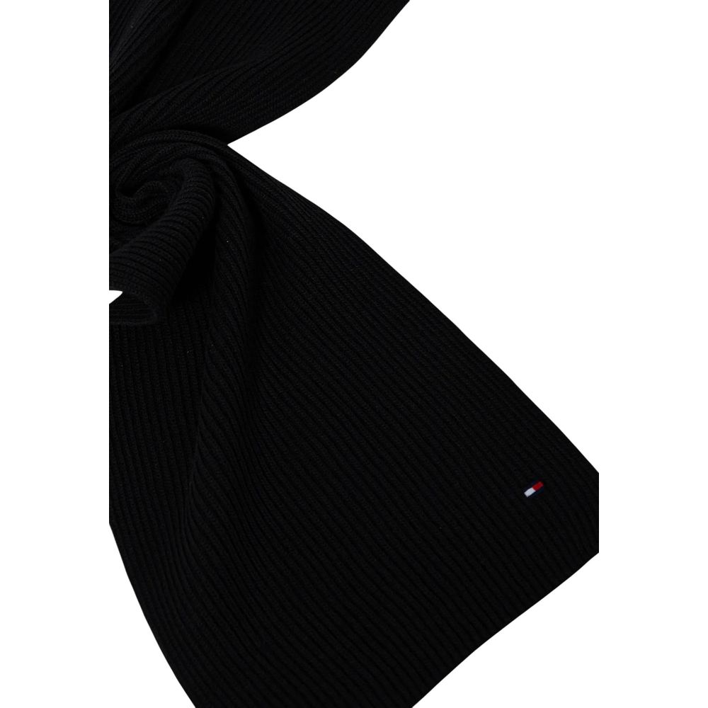 Tommy Hilfiger Schwarze Baumwollmütze