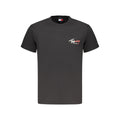 Tommy Hilfiger Schwarzes Baumwoll-T-Shirt für Herren