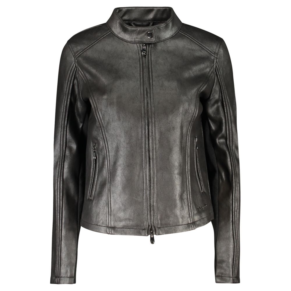 Desigual Schwarze Damenjacke aus Polyester
