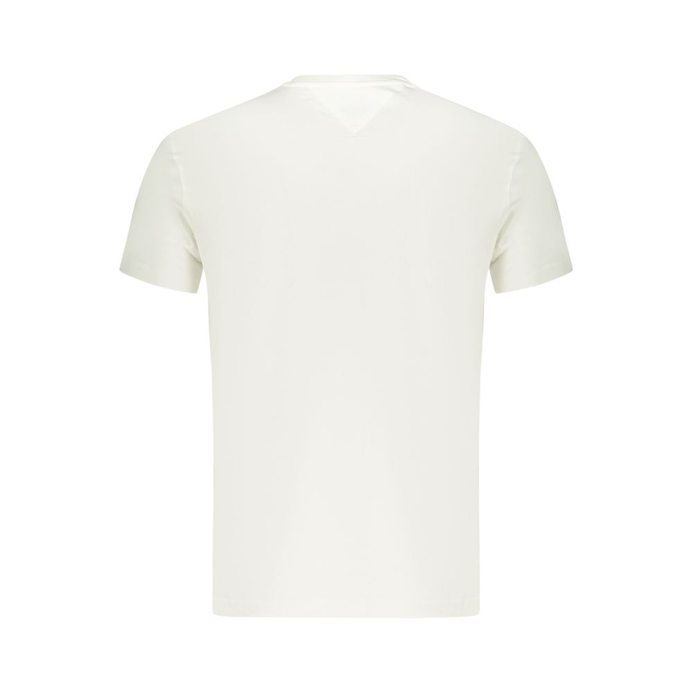 Tommy Hilfiger Weißes Baumwoll-T-Shirt für Herren