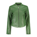 Desigual Verde Polyurethan Damenjacke