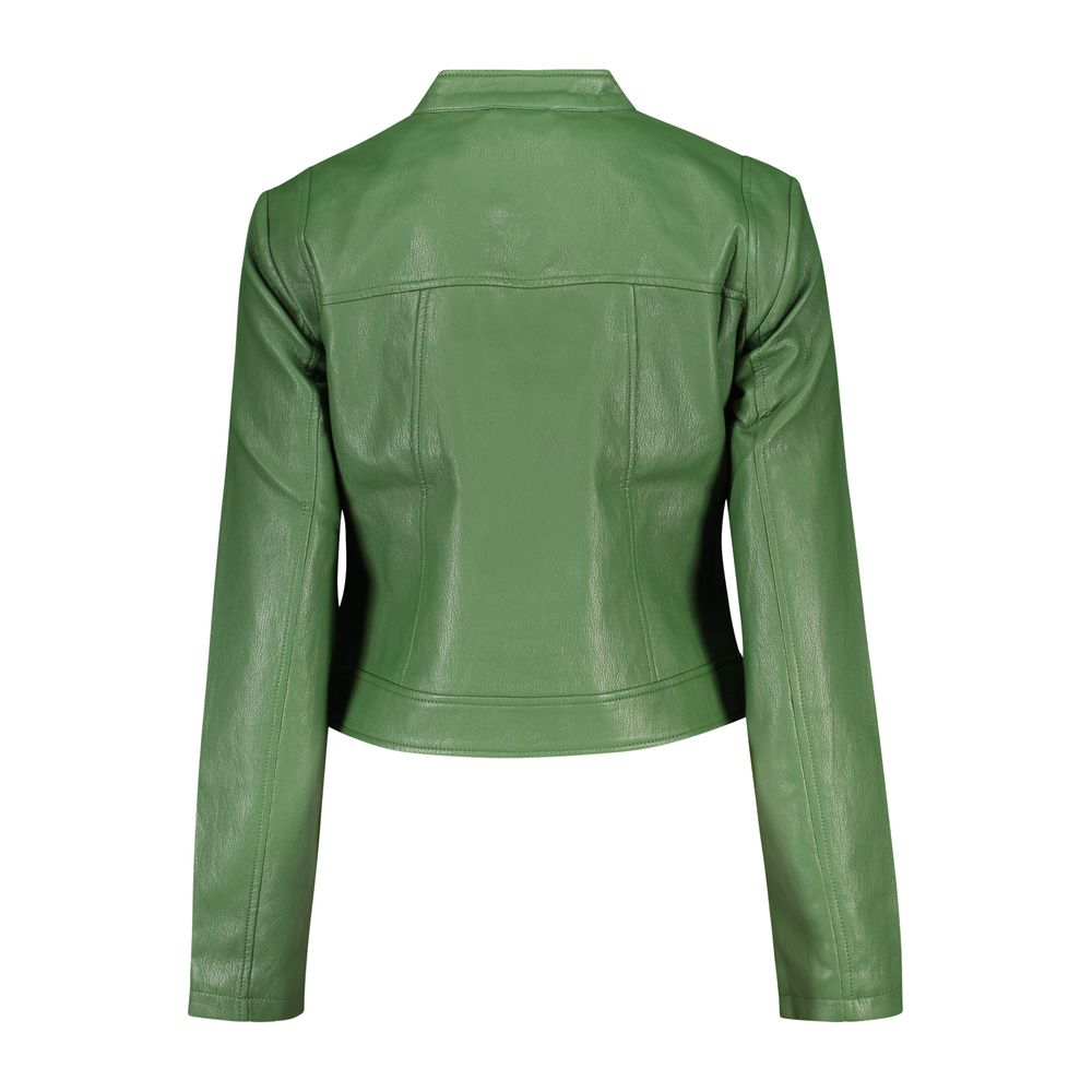 Desigual Verde Polyurethan Damenjacke