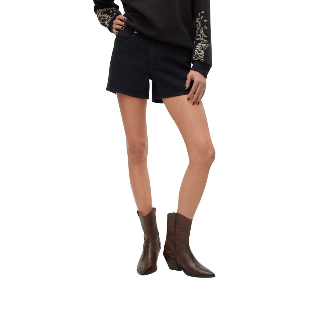 Vero Moda Schwarze Baumwollshorts