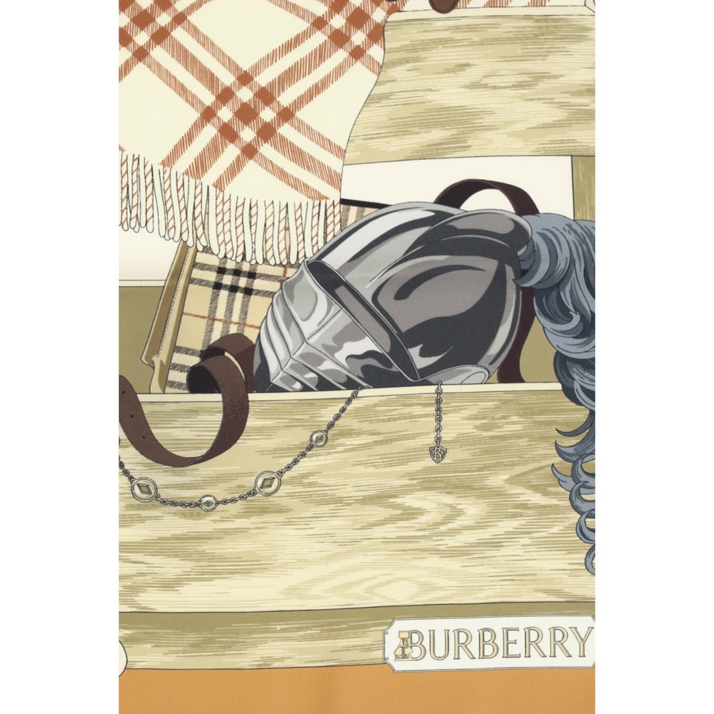 Burberry Mehrfarbiger Seidenschal