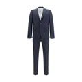 Dsquared² Blue Two-Piece Set in Fleece Wool