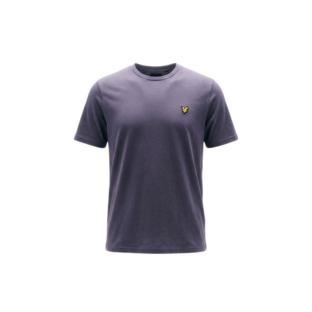 Lyle & Scott Lila Baumwoll-T-Shirt