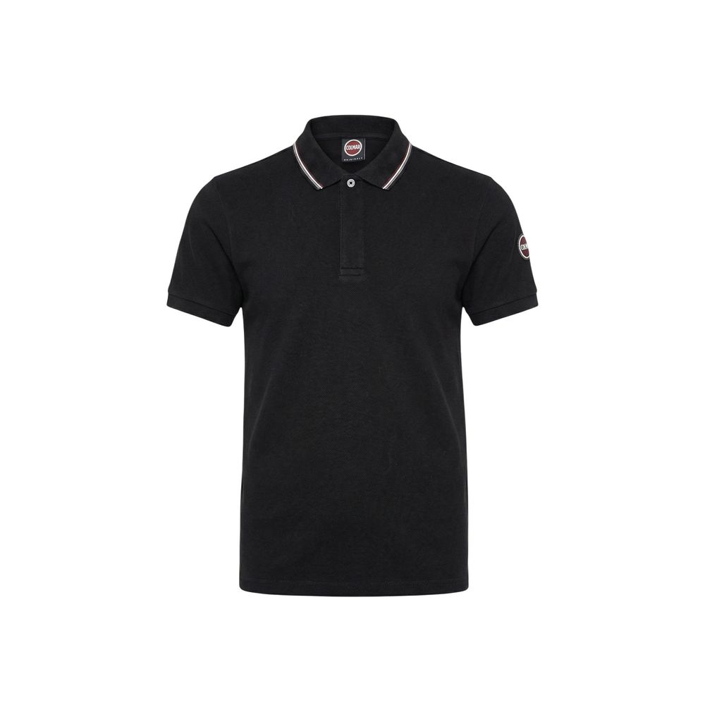 Colmar Originals Schwarzes Baumwoll-Polohemd